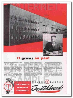 trumbull electric mfg company 1948 grows on you panelboard vintage ad