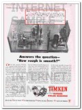 timken roller bearing company 1948 how rough is smooth vintage ad