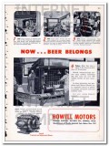 howell electric motors company 1948 now beer belongs vintage ad