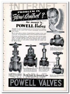 wm powell company 1948 problem with flow control valve vintage ad wm powell company 1948 problem with flow control valve vintage ad