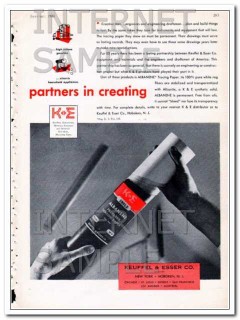 keuffel and esser company 1948 partners in creating vintage ad