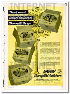 union bag paper corp 1948 more to corrugated containers vintage ad union bag paper corp 1948 more to corrugated containers vintage ad