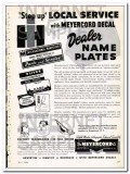 meyercord company 1948 dealer name plates decals vintage ad meyercord company 1948 dealer name plates decals vintage ad