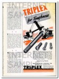 triplex screw company 1948 for toughness threaded fasteners vintage ad triplex screw company 1948 for toughness threaded fasteners vintage ad