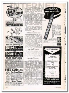 champion paper products company 1948 specialist die cutting vintage ad