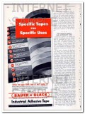 kendall company 1948 bauer and black specific adhesive tape vintage ad