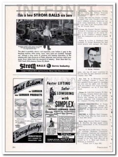 dougherty industries 1948 fast action on lumber products vintage ad