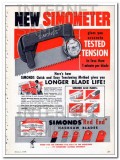 simonds saw steel company 1948 new simometer tested tension vintage ad simonds saw steel company 1948 new simometer tested tension vintage ad