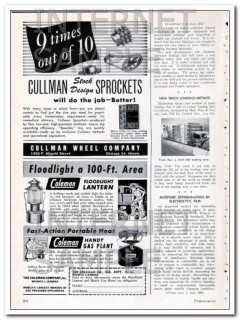 coleman company 1948 construction floodlight lantern heat vintage ad