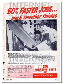 minnesota mining mfg company 1948 fast jobs smoother finish vintage ad minnesota mining mfg company 1948 fast jobs smoother finish vintage ad