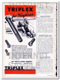 triplex screw company 1948 toughness threaded fasteners vintage ad triplex screw company 1948 toughness threaded fasteners vintage ad