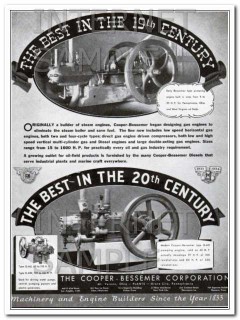 Cooper-Bessemer Corp 1934 Vintage Ad Oil Engines Best 20th Century Cooper-Bessemer Corp 1934 Vintage Ad Oil Engines Best 20th Century
