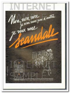 scandale 1938 paris france nothing else will do lingerie vintage ad