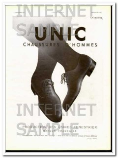 unic 1932 chaussures d hommes french mens shoes vintage ad unic 1932 chaussures d hommes french mens shoes vintage ad