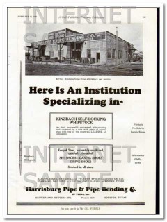 harrisburg pipe bending company 1927 here is an institution vintage ad harrisburg pipe bending company 1927 here is an institution vintage ad