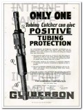 Guiberson Corp 1927 Vintage Ad Oil Tubing Catcher Positive Protection Guiberson Corp 1927 Vintage Ad Oil Tubing Catcher Positive Protection