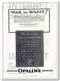 Sinclair Refining Company 1927 Vintage Ad Oil War On Waste Lubrication