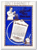 Petroleum Rectifying Company 1927 Vintage Ad Official Oil Doctor Petroleum Rectifying Company 1927 Vintage Ad Official Oil Doctor