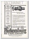 Parkersburg Rig Reel Company 1927 Vintage Ad Hydraulic Pressure Tons Parkersburg Rig Reel Company 1927 Vintage Ad Hydraulic Pressure Tons