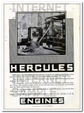 Hercules Motors Corp 1927 Vintage Ad Oil Oil Field Power Unit Engines