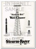 Stearns-Roger Mfg Company 1927 Vintage Ad Oil Hollow Bit Well Cleaner