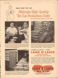 Land O Lakes 1951 Vintage Ad Nonfat Dry Milks Maintain High Quality