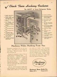 Hackney Bros Body Company 1951 Vintage Ad Refrigerator Truck Features Hackney Bros Body Company 1951 Vintage Ad Refrigerator Truck Features