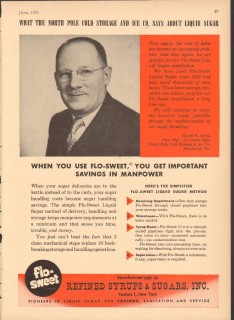 Refined Syrups Sugars Inc 1951 Vintage Ad North Pole Cold Storage Ice Refined Syrups Sugars Inc 1951 Vintage Ad North Pole Cold Storage Ice