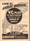 Germantown Mfg Company 1951 Vintage Ad Ice Cream VC Plus Bridge