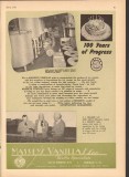 Masseys Vanillas Inc 1951 Vintage Ad Ice Cream 100 Years Progress