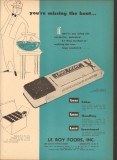 Le Roy Foods Inc 1951 Vintage Ad Ice Cream Sandwich Wafers Boat