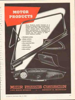 motor products corp 1953 manufacturer of formed metal parts vintage ad motor products corp 1953 manufacturer of formed metal parts vintage ad