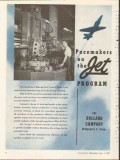 bullard company 1953 jet program vertical turret lathe vintage ad