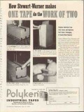 polyken industrial tape 1953 kendall company work of two vintage ad