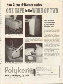 polyken industrial tape 1953 kendall company work of two vintage ad polyken industrial tape 1953 kendall company work of two vintage ad