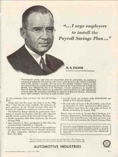 eastman kodak company 1953 m b folsom payroll savings plan vintage ad eastman kodak company 1953 m b folsom payroll savings plan vintage ad