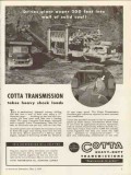 cotta transmission company 1953 takes heavy shock loads vintage ad