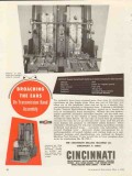 cincinnati milling machine company 1953 broaching the ears vintage ad