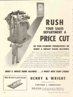 emhart mfg company 1953 rush henry wright dieing machines vintage ad