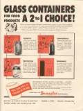 owens-illinois glass company 1946 containers food products vintage ad