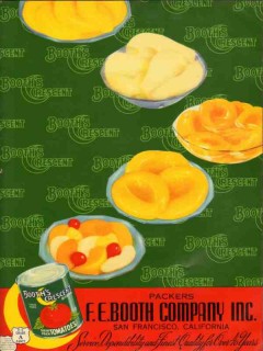 f e booth company 1946 booths crescent canned fruit tomato vintage ad