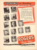 rogers brothers seed company 1946 experience in breeding vintage ad