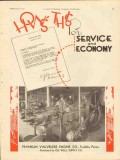 Franklin Valveless Engine Company 1931 Vintage Ad Service Economy
