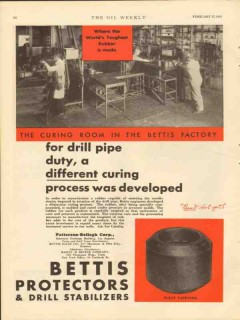 Patterson-Ballagh Corp 1931 Vintage Ad Oil Drill Pipe Different Curing