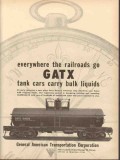 general american transportation corp 1953 gatx tank cars vintage ad