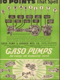 Gaso Pump Burner Mfg Company 1953 Vintage Ad Oil 10 Points Durability
