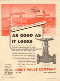 Orbit Valve Company 1953 Vintage Ad Oil Christmas Tree Good Looks Orbit Valve Company 1953 Vintage Ad Oil Christmas Tree Good Looks