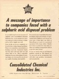 Consolidated Chemical Industries Inc 1953 Vintage Ad Disposal Problem Consolidated Chemical Industries Inc 1953 Vintage Ad Disposal Problem