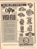 opw corporation 1953 takes one look to really know visi-flo vintage ad opw corporation 1953 takes one look to really know visi-flo vintage ad
