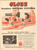 globe steel tubes company 1953 seamless welding fittings vintage ad